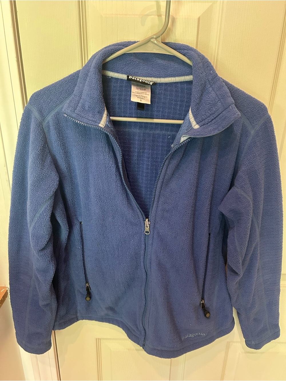 Patagonia Lavender-Blue Full-Zip Women's Teddy Fleece Jacket